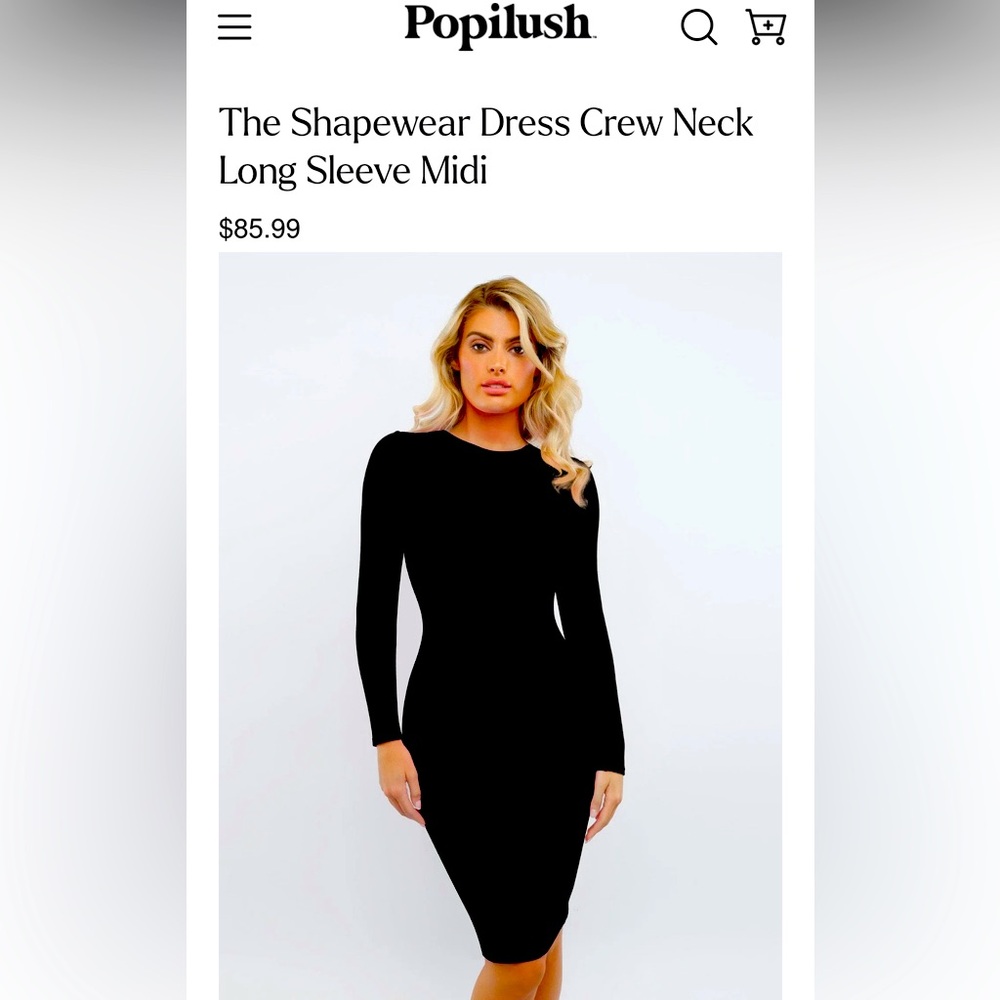 NWOT Popilush bodycon dress